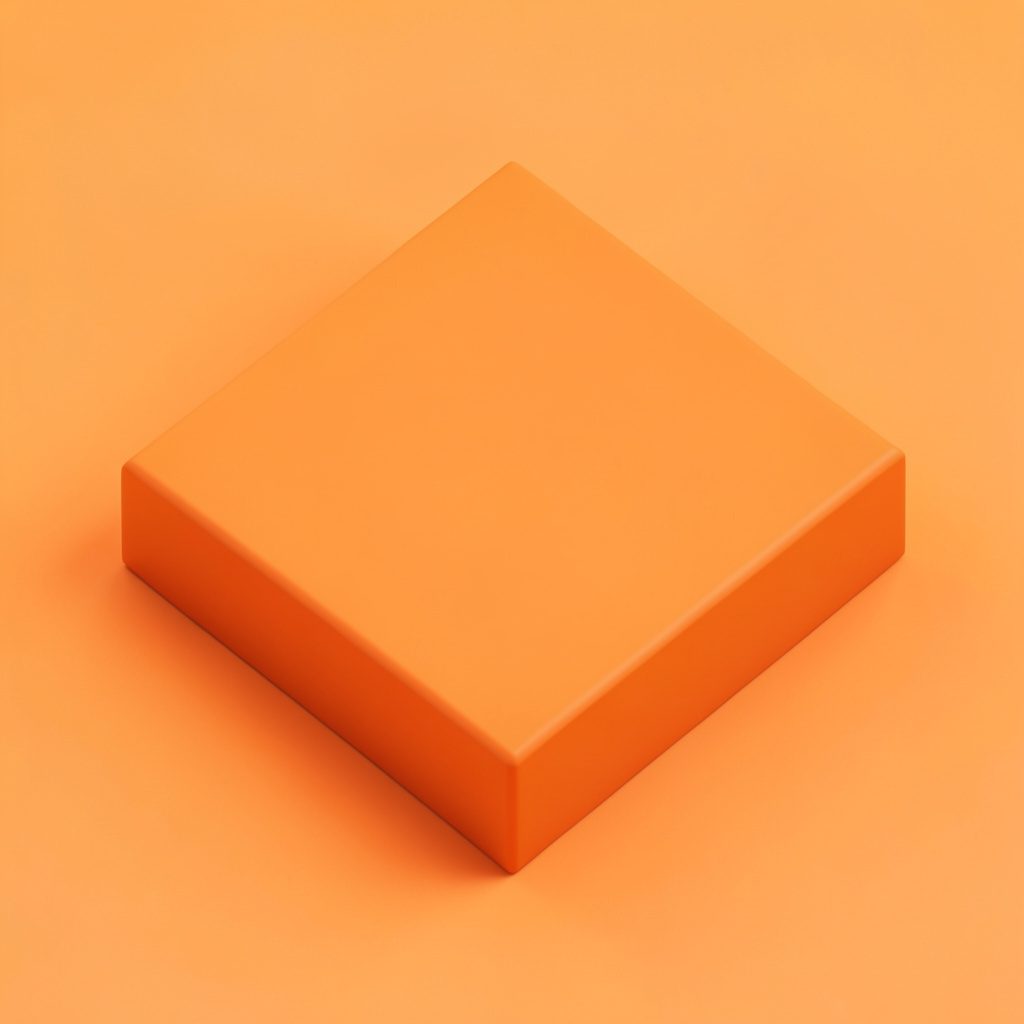 Isometric 3D render of a benchtop riveting unit in steel-blue and warm amber tones on a clean white surface.